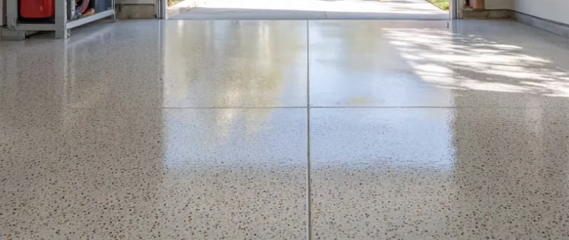 Epoxy coating with flakes in Atlanta