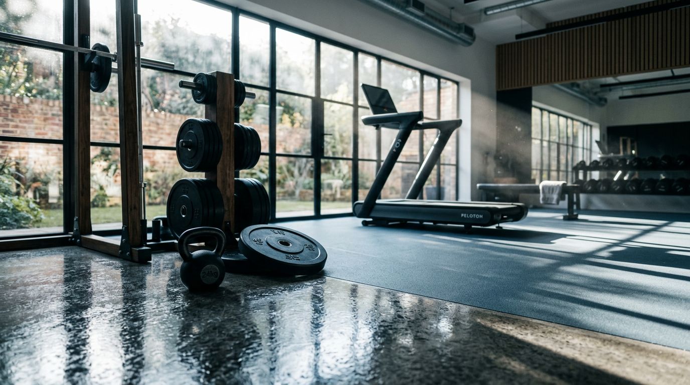 Best Concrete Floor Finishes for Home Gyms
