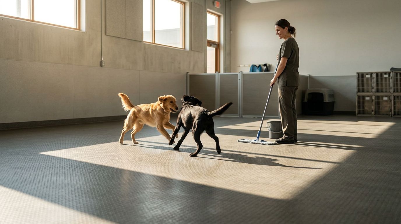Best Dog Daycare Flooring Options