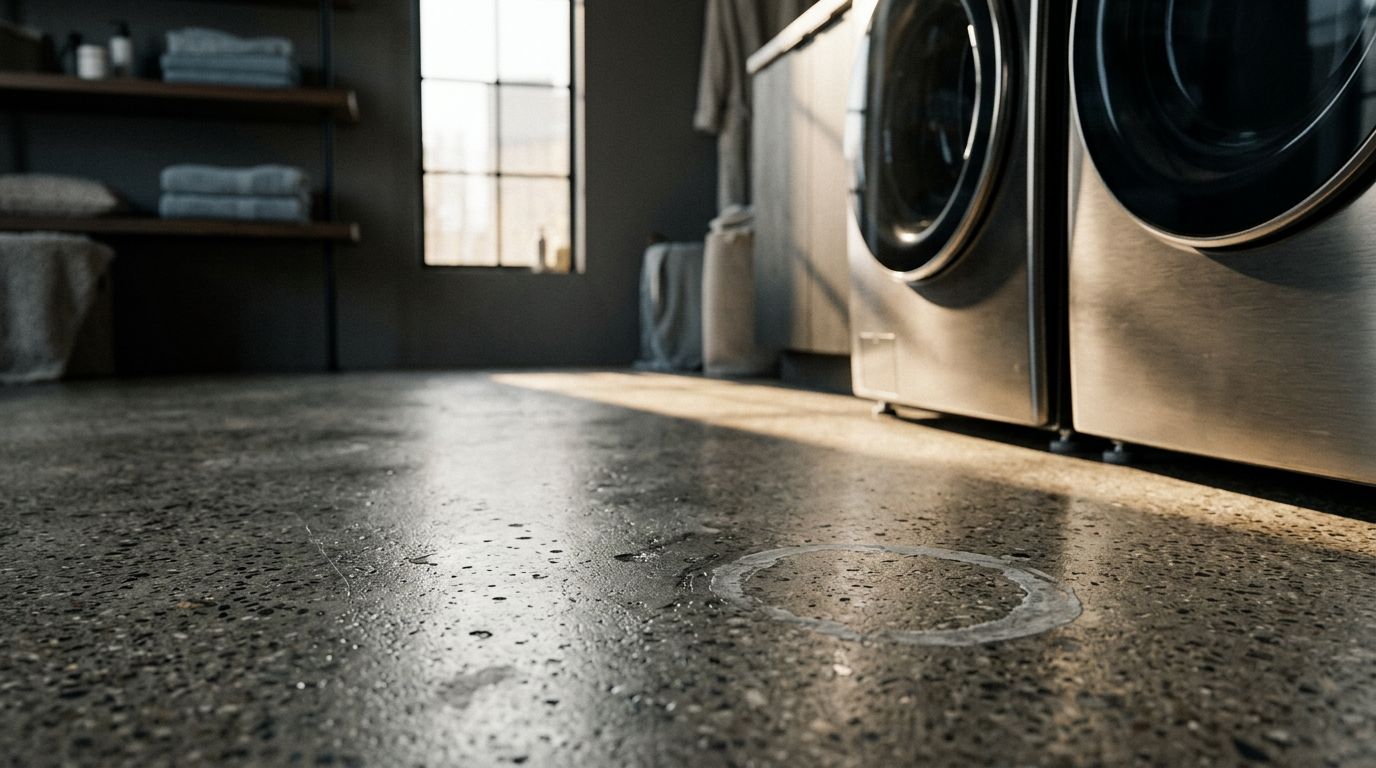 Concrete Floor Finishes That Hold Up in Laundry Rooms
