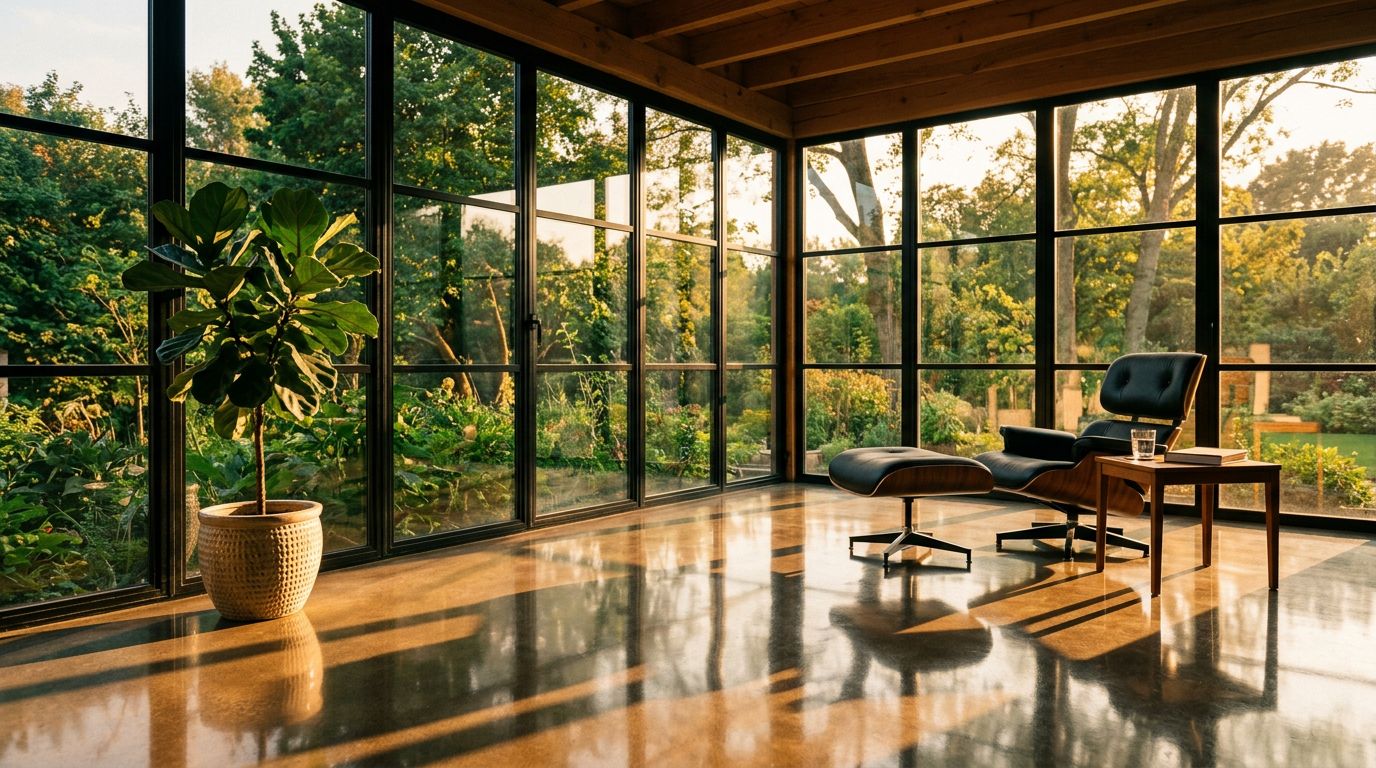 Concrete Floor Finishes That Work in Sunrooms