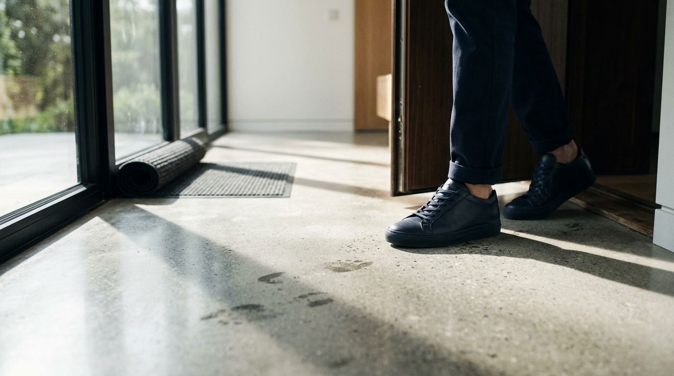 How to Stop Dirt Tracking on Concrete Floors